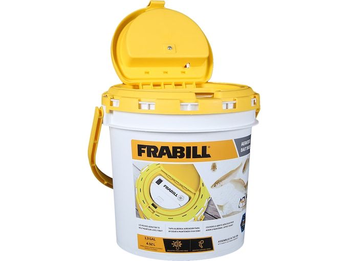 Ведро для живца Frabill Bait Bucket with Integrated Aerator Lid