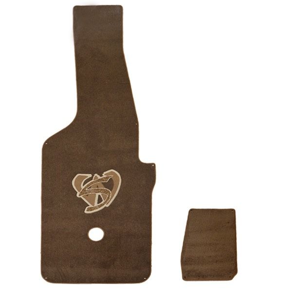 Коврик для лодки Malibu Boats Malibu Wakesetter Boat Snap-In Cockpit Mats | Brown Carpe