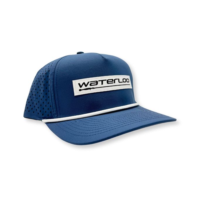 Головной убор Rhodes Headwear Waterloo Navy and White Performance Rope Cap - Performance P