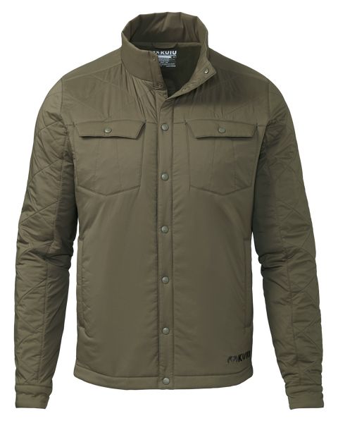 Рыболовная рубашка KUIU Base Camp Insulated Snap Shirt | Ash