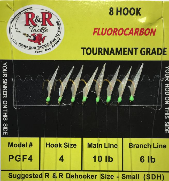 Готовая оснастка R&R TACKLE PGF4 Fluorocarbon Bait Rig