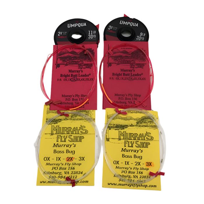 Поводковый материал Murray's Fly Shop Assortment of Leaders and Tippets for Bass