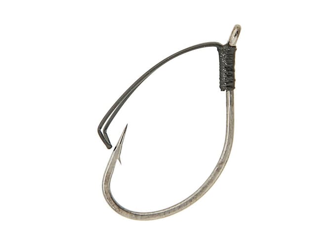 Крючки Gamakatsu Weedless Drop Shot/Split Shot Bait Hook #1/0 Black 5PK