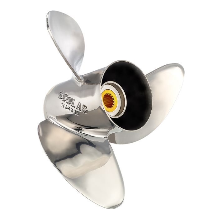 Гребной винт Solas 3-Blade Propeller, Pressed Rubber Hub / Stainless Steel, 13.25 dia x 17