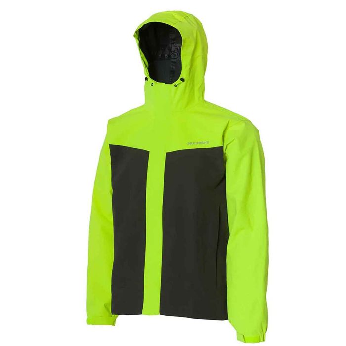 Непромокаемая одежда Grundens Men's Full Share Waterproof Fishing Jacket - Hi-Vis Yellow/G
