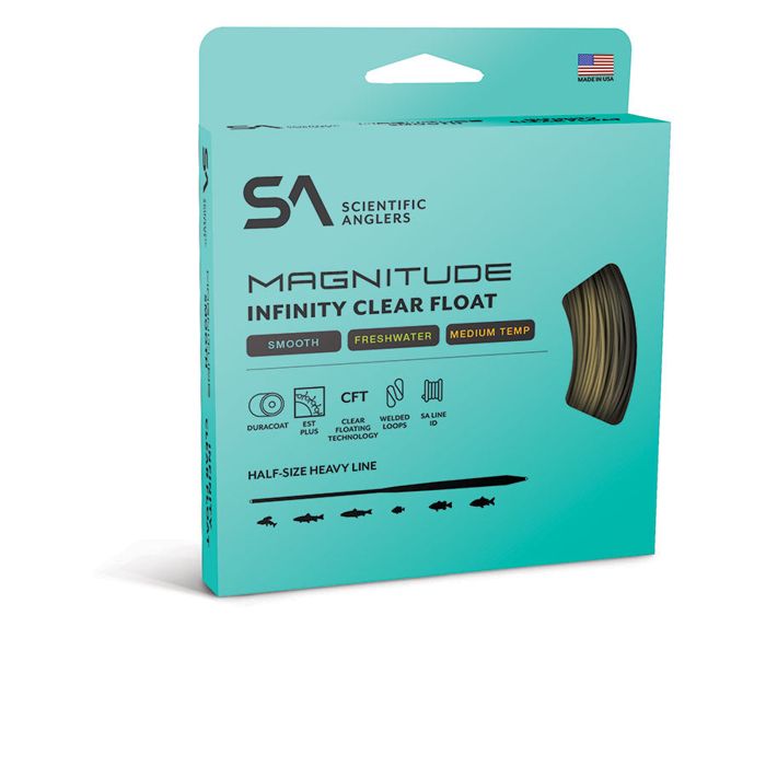 Нахлыстовый шнур Scientific Anglers Magnitude Smooth Infinity Clear Float Fly Line