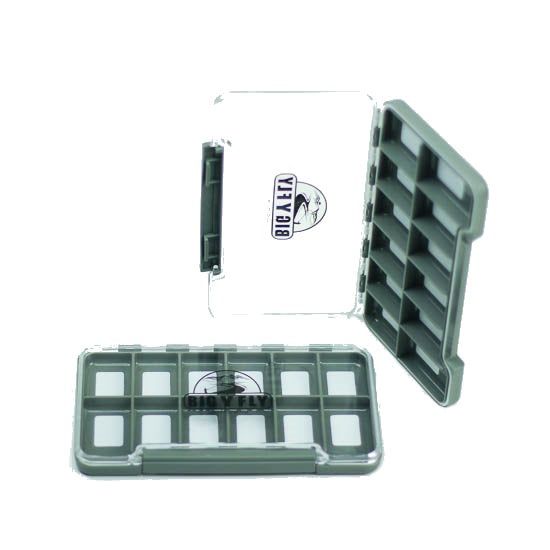 Коробка для мушек Big Y Fly Co. Thin Waterproof 12 Compartment Fly Box