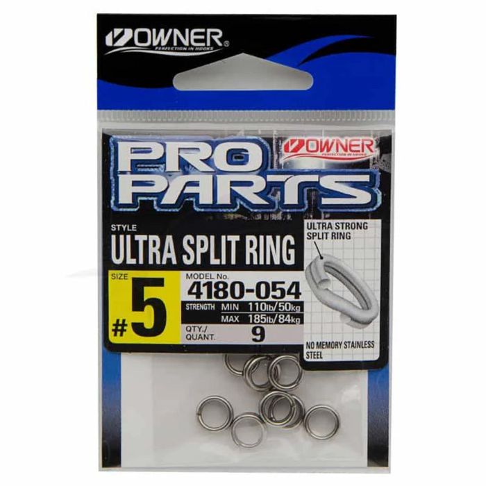 Вертлюги и застёжки Owner Ultra Split rings