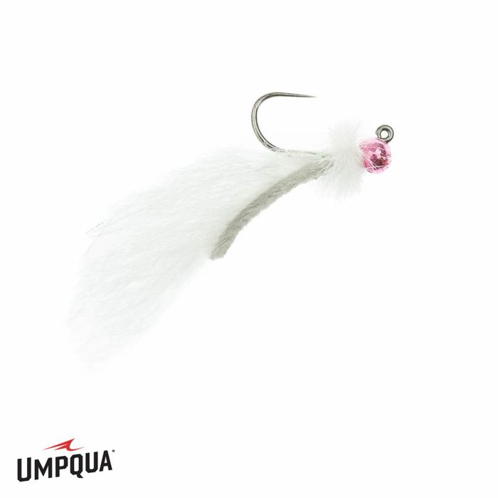 Джиг Umpqua Mini Leech Jig Radiant Fly White / Pink