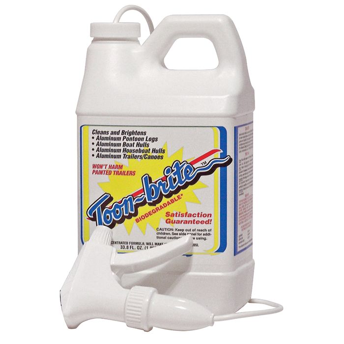Средство для чистки лодки Toon-brite Aluminum Pontoon and Aluminum Boat Cleaner, 64 oz.