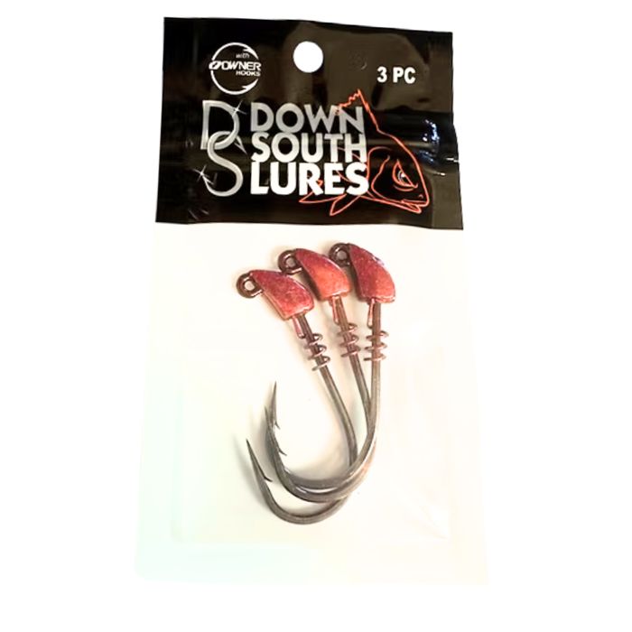 Джиг-головки Down South Lures - Lethal Venom Jighead - Red - 3/0 1/8oz