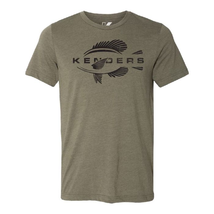 Рыболовная рубашка Kenders Outdoors KENDERS GRAPHIC T-SHIRT OLIVE GREEN/BLACK