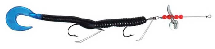Силиконовая приманка Creme Pre-Rigged Curl Tail Worm