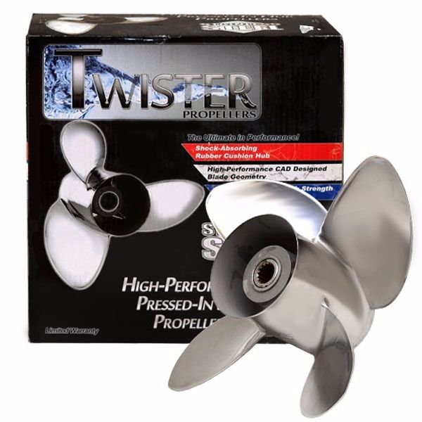 Гребной винт Marine Applications Michigan Wheel Twister Boat Propeller 013123 | RH 14 5/8
