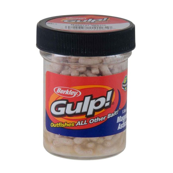 Силиконовая приманка Berkley Gulp! Maggot Jarred Bait
