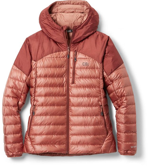 Рыболовная рубашка Outdoor Research - Helium Down Hoodie - Women's - Cinnamon/Brick XS