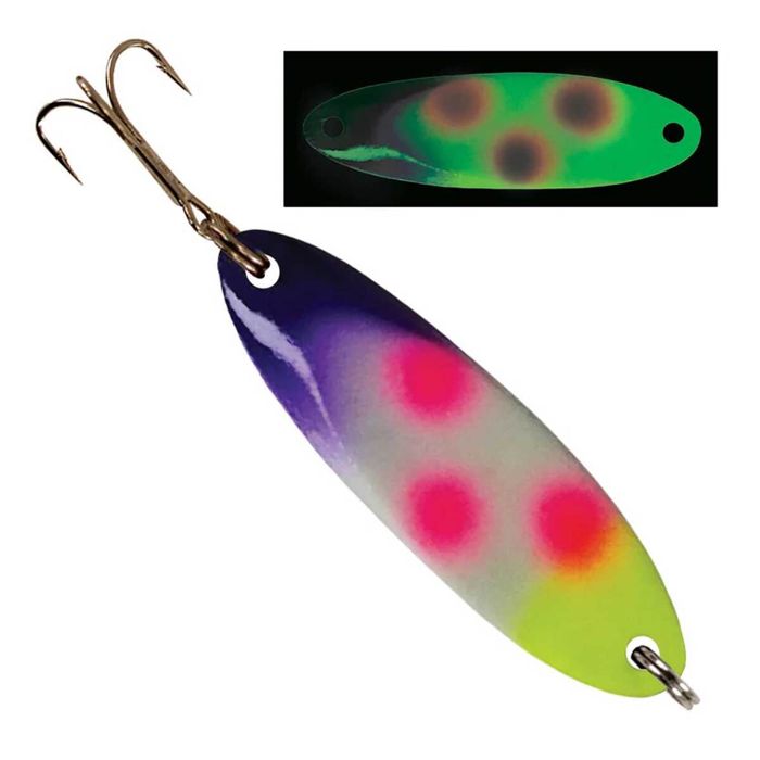 Зимняя приманка Acme Tackle Company KASTMASTER Moonshine Glow Ice Fishing Spoon - Liplock,