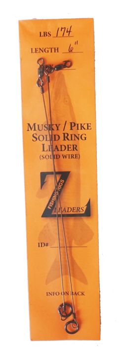 Поводковый материал Z Leaders Solid Wire Musky Pike Leaders