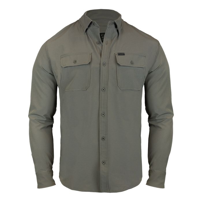 Рыболовная рубашка frogg toggs Air Flow Long Sleeve Shirt | Army Green