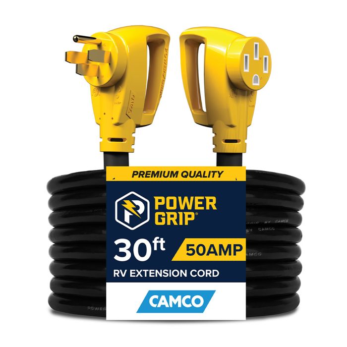 Кабель для электроники Camco Power Grip Heavy-duty Extension Cord, 30 ft. 50 Amp