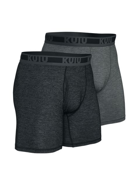 Термобельё KUIU ULTRA Merino Boxer Brief 2-Pack | Black-Stone