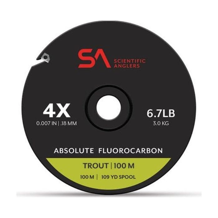 Флюорокарбоновая леска Scientific Anglers Absolute Fluorocarbon Trout Tippet - 100m