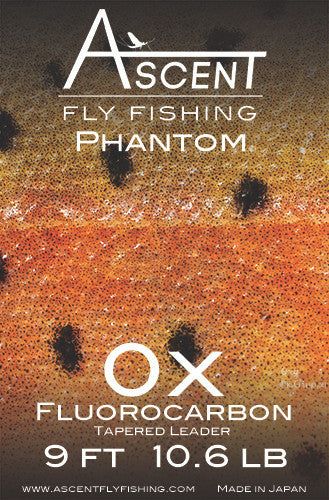 Поводковый материал Ascent Fly Fishing Phantom Fluorocarbon Leader