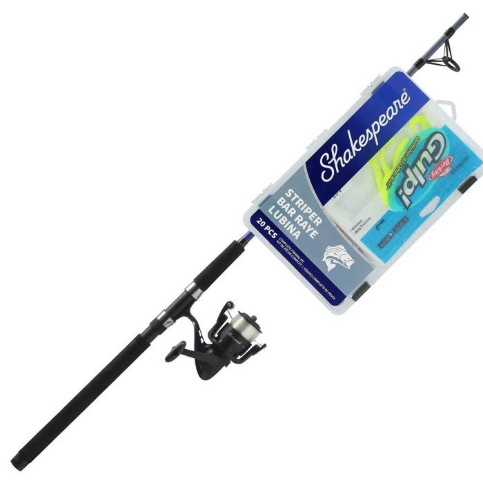 Комплект удилище + катушка Shakespeare Catch More Fish Striper Spinning Combo - 7ft, Mediu