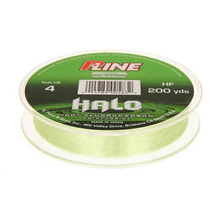 Флюорокарбоновая леска P-Line Halo Fluorocarbon Fishing Line - 10lb, Mist Green, 200yd