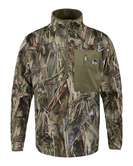 Рыболовная рубашка Banded Mid-Layer 1/4 Zip Fleece Pullover - TrueTimber