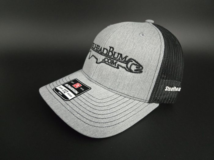 Головной убор SteelheadBum.com SHB - Richardson 112 Trucker Heather Gray Black - Small Fit