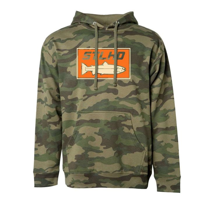Рыболовная рубашка STLHD GEAR STLHD Men's Woodlands Camo Standard Hoodie