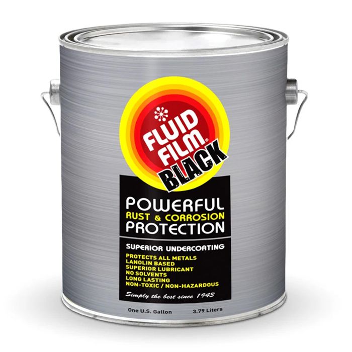 Средство для лодки Fluid Film Black Corrosion and Rust-Proof Undercoating, 1 Gallon