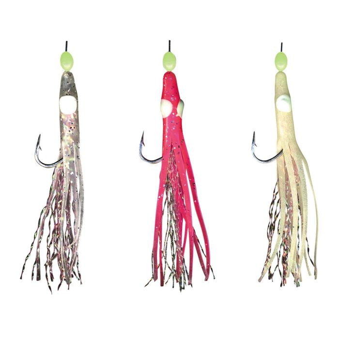 Готовая оснастка Hayabusa Sabiki Rig with Squid Baits S530E