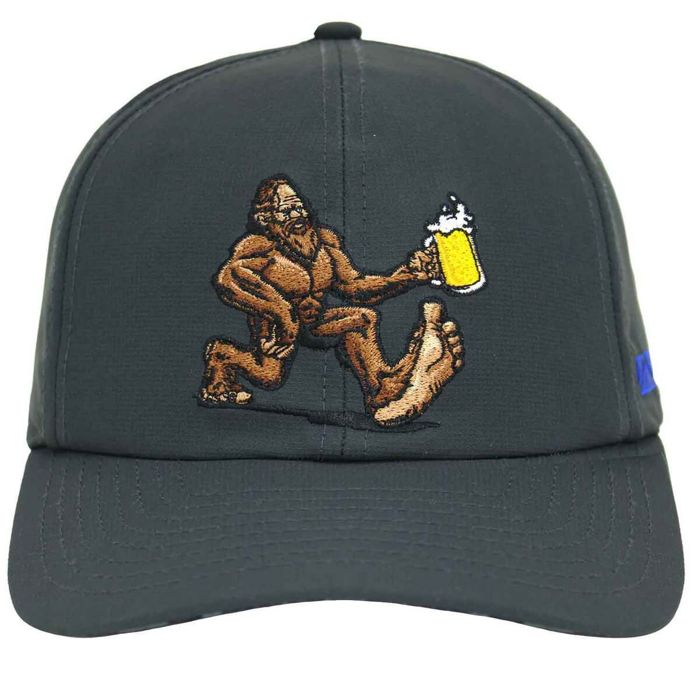 Головной убор Paramount Outdoors Men's Bigfoot Beer Run 6-Panel Performance Hat - Grey - O