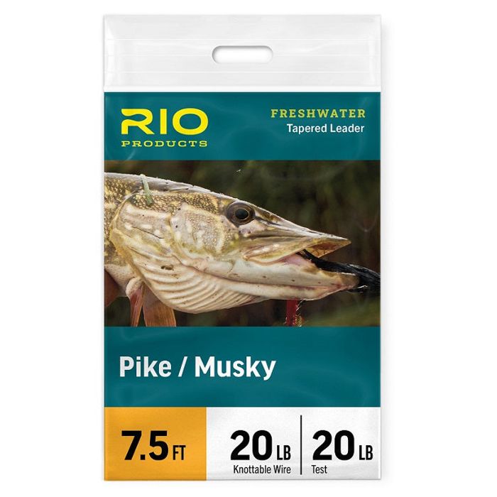 Поводковый материал Rio Pike/Musky Leader 7.5'
