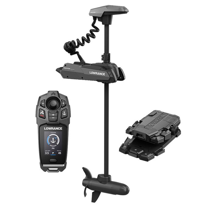 Электромотор для лодки Lowrance Recon FW 48" Trolling Motor w/ Remote, Pedal & Nosecone