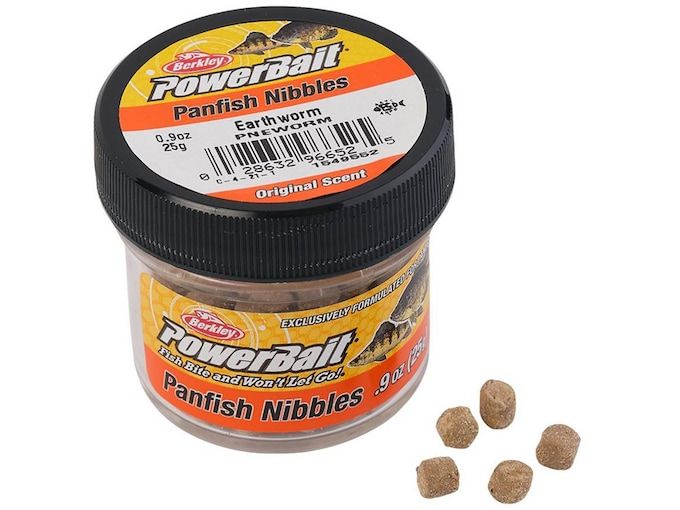 Насадка (паста) Berkley PowerBait Panfish Nibbles Earthworm 0.9oz Jar