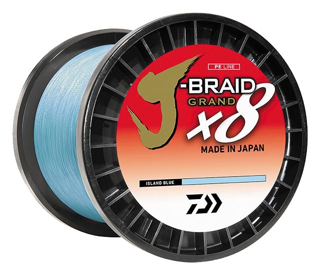Плетёный шнур DAIWA J-BRAID x8 GRAND, Island Blue