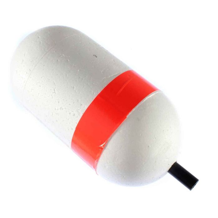 Поплавки Comal Tackle Shark Oval Bobber/Float - Red/White, 3inX6in