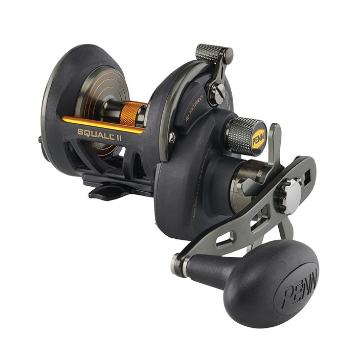 Морская мультипликаторная катушка PENN Squall II Star Drag Conventional Reel - SQLII12SD