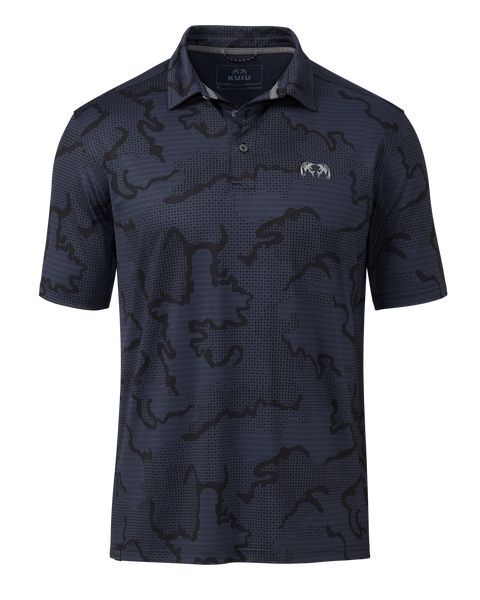 Рыболовная рубашка KUIU Performance Polo | Steel Blue Tonal