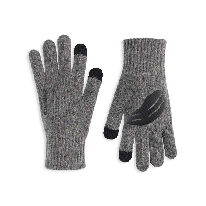 Перчатки Simms Wool Full Finger Glove - Steel / S/M