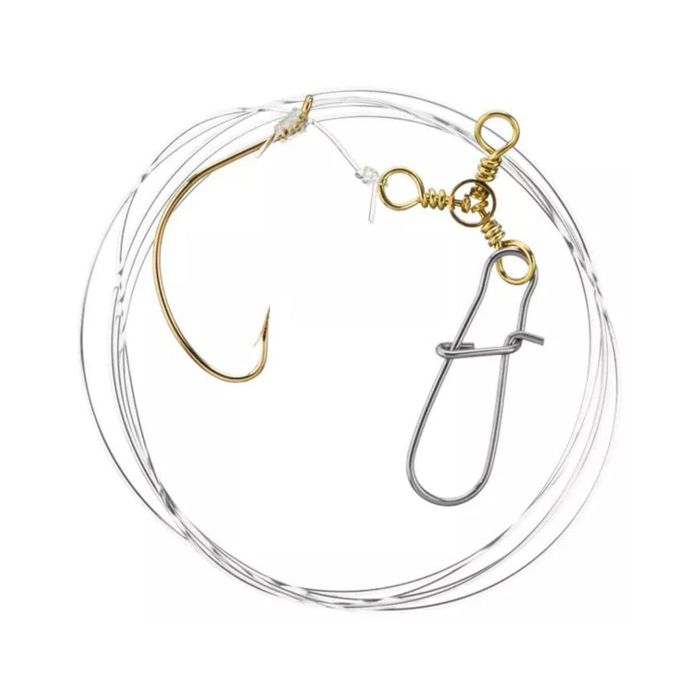 Готовая оснастка Tide Rite R554 Gold Wide Gap Fluke Rig