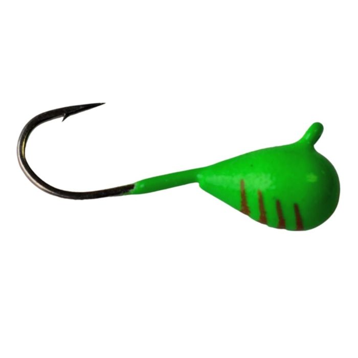 Зимняя приманка Kenders Outdoors (LARGE HOOK SERIES) KRYPTONITE GLOW TUNGSTEN JIG