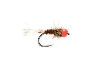 Мушки Pink Hot Head Mary Pheasant Tail - sz. 14 (2.8 mm)