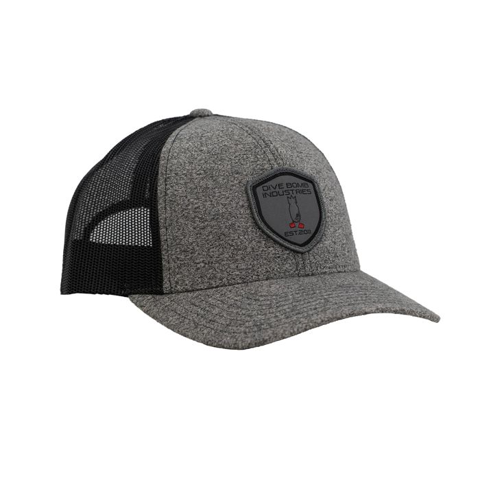 Головной убор Woven Snapback Shield Hat - Heather Black