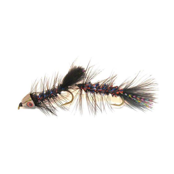 Мушки RoundRocks Articulated MH Bugger Streamer Fly - Blue/Red, Size 8