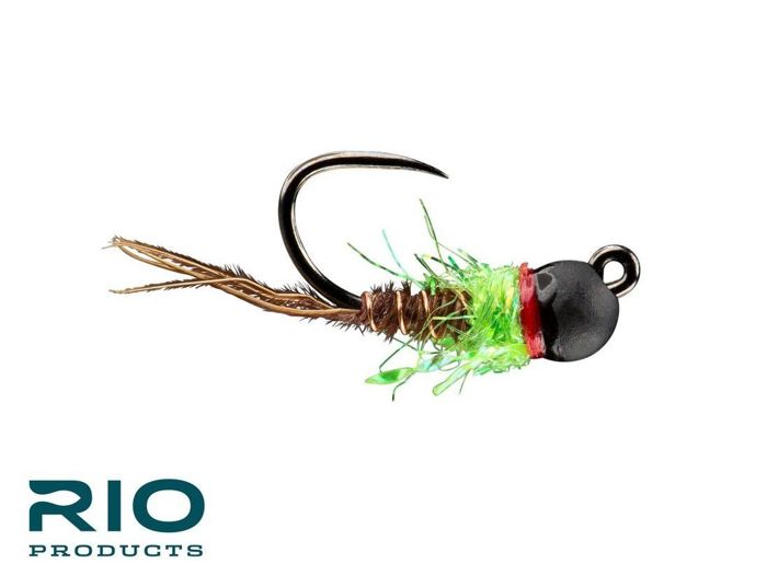 Материал для вязания мушек French Dip - Black Bead/Chartreuse - B2.3/#16