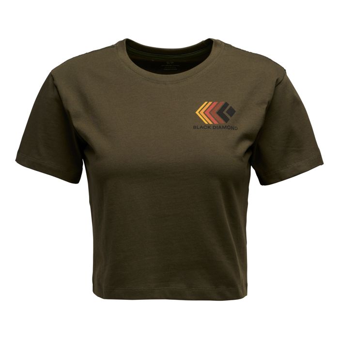 Рыболовная рубашка Black Diamond Women's Faded Crop Short Sleeve Tee